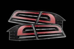 AlphaRex - AlphaRex 601130 Black/Red LED Taillights for 12-21 Tesla Model S - Image 1