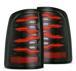 AlphaRex - AlphaRex 640002 Black/Red LED Taillights for 09-18 Dodge Ram - Image 1