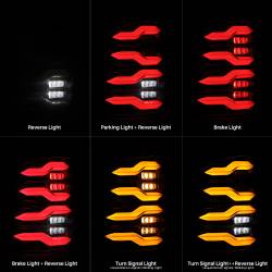 AlphaRex - AlphaRex 640004 Black LED Taillights for 09-18 Dodge Ram - Image 2