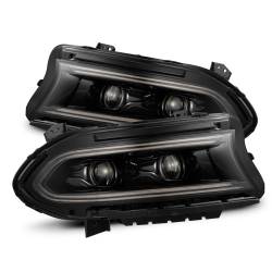 AlphaRex - AlphaRex 880579 Alpha Black LED Projector Headlights for 16-23 Dodge Charger - Image 1