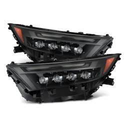 AlphaRex - AlphaRex 880857 Alpha Black LED Projector Headlights for 19-23 Toyota RAV4 LowT - Image 1
