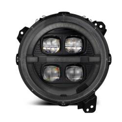 AlphaRex - AlphaRex 880867 Alpha Black Projector Headlights for 18-23 Jeep Wrangler & JT - Image 1