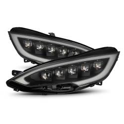AlphaRex - AlphaRex 880877 Black LED Projector Headlights for 12-21 Tesla Model S - Image 1