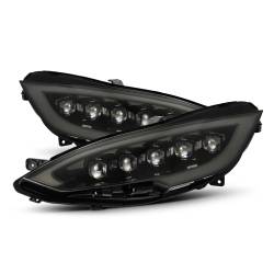 AlphaRex - AlphaRex 880878 Alpha Black LED Projector Headlights for 12-21 Tesla Model S - Image 1