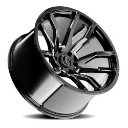 Rough Country Suspension Systems - Rough Country TW403C-2090983300 Impact Wheel 20x9 8x180 0mm Gloss Black/Milled - Image 2