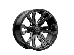 Rough Country Suspension Systems - Rough Country Prime Wheel 20x9 6x5.5 -12mm Black/Milled TW407C-20908413-12 - Image 1