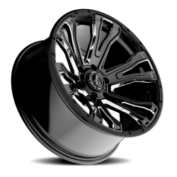 Rough Country Suspension Systems - Rough Country Prime Wheel 20x9 6x5.5 -12mm Black/Milled TW407C-20908413-12 - Image 4