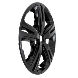 Coast To Coast - Coast To Coast IMP514BLK Wheel Skin 17" 5 Double Spoke Gloss Blk Snap-On ABS 4pc - Image 2
