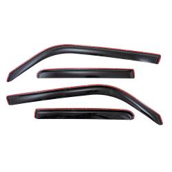 TrailFX - TrailFx 4242IC 4PC Window Vent Low Profile In-Channel Smoke Acrylic - Image 1