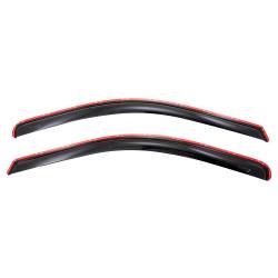 TrailFX - TrailFX 2446IC 2PC Low Profile In-Channel Smoke Acrylic Window Vents - Image 1