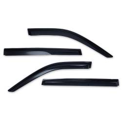 TrailFX - TrailFx 4739H Low Profile for Front/Rear Tape-On Smoke Acrylic 4PC - Image 1