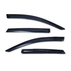 TrailFX - TrailFx 4930H Low Profile for Front/Rear Tape-On Smoke Acrylic 4PC - Image 1