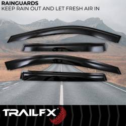 TrailFX - TrailFX 4902H Tape-On Window Visors - Image 2