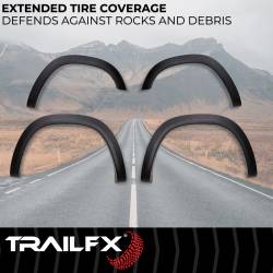 TrailFX - TrailFX TFD3005OE Factory-Style Fender Flare Set Black Smooth Paintable Finish - Image 2