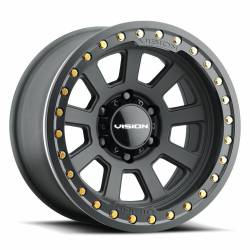 Vision Wheel - Vision Wheel 350 Ojos Beadlock 15X8 5x5.5 -28mm Satin Black 350BL5827SBBR-28 - Image 1