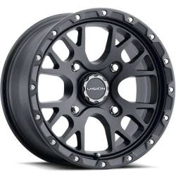 Vision Wheel - Vision Wheel 545 Rocker 14x7 4x115 13mm Satin Black 545-147115SB44 - Image 1