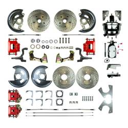 The Right Stuff Detailing - The Right Stuff AFXDC46CZX F/R Brake Conversion Kit for Chevy/Olds/Pontiac - Image 1