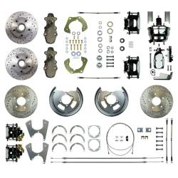 The Right Stuff Detailing - The Right Stuff Detailing FSC554DCDSX Front/Rear Brake Conversion Kit for Chevy - Image 1