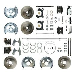 The Right Stuff Detailing - The Right Stuff Detailing FSC554SDCX Front & Rear Brake Conversion Kit for Chevy - Image 1