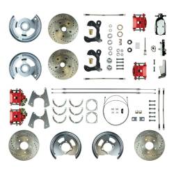 The Right Stuff Detailing - The Right Stuff Detailing FSC554SDCZX Front/Rear Brake Conversion Kit for Chevy - Image 1
