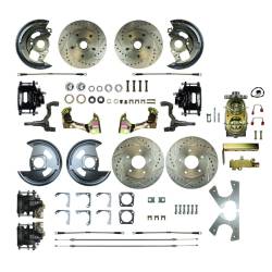 The Right Stuff Detailing - The Right Stuff Detailing AFXSD43CS 62-67 Chevy II Brake Conversion Kit FR & RR - Image 1