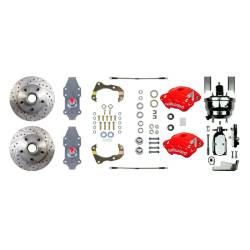 The Right Stuff Detailing - The Right Stuff Detailing FSC56DCDZX Front & Rear Brake Conversion Kit for Chevy - Image 1