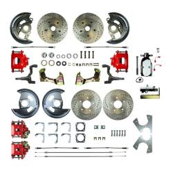 The Right Stuff Detailing - The Right Stuff Detailing AFXSD43CZX F/R Brake Conversion Kit for 62-67 Chevy II - Image 1