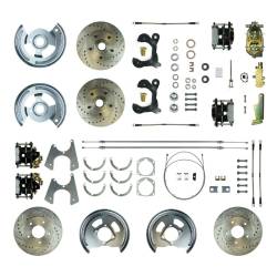 The Right Stuff Detailing - The Right Stuff Detailing FSC584SDCS Front & Rear Brake Conversion Kit for Chevy - Image 1