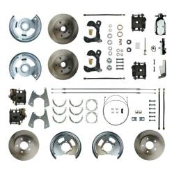 The Right Stuff Detailing - The Right Stuff Detailing FSC584SDCX Front & Rear Brake Conversion Kit for Chevy - Image 1