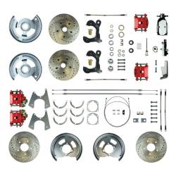 The Right Stuff Detailing - The Right Stuff Detailing FSC584SDCZX Front/Rear Brake Conversion Kit for Chevy - Image 1