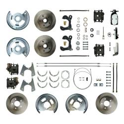 The Right Stuff Detailing - The Right Stuff Detailing FSC594SDCX Front & Rear Brake Conversion Kit for Chevy - Image 1