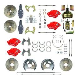 The Right Stuff Detailing - The Right Stuff Detailing FSC604DCDZ Front & Rear Brake Conversion Kit for Chevy - Image 1