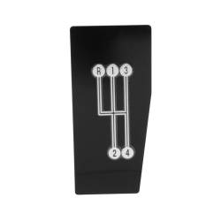 Trim Parts - Trim Parts 5441 68-76 Corvette 4-Speed Shift Pattern Plate EACH - Image 1