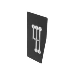 Trim Parts - Trim Parts 5441 68-76 Corvette 4-Speed Shift Pattern Plate EACH - Image 2