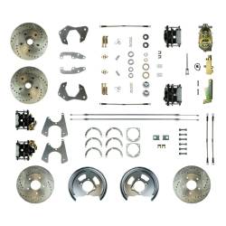 The Right Stuff Detailing - The Right Stuff Detailing FSC654SDCS Front & Rear Brake Conversion Kit for Chevy - Image 1
