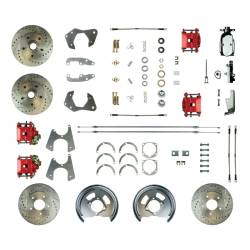The Right Stuff Detailing - The Right Stuff Detailing FSC654SDCZX Front/Rear Brake Conversion Kit for Chevy - Image 1