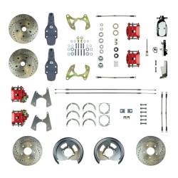 The Right Stuff Detailing - The Right Stuff Detailing FSC654SDDZX Front/Rear Brake Conversion Kit for Chevy - Image 1