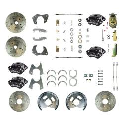 The Right Stuff Detailing - The Right Stuff Detailing FSC664DCCS Front/Rear Brake Conversion Kit for Chevy - Image 1