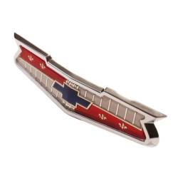 Trim Parts - Trim Parts 1304 1956 & 1958 Full-Size Chevrolet V-8 Hood Emblem Assembly EACH - Image 2