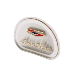 Trim Parts - Trim Parts 1409 57 Full-Size Chevrolet Horn Center Emblem Assembly "Two Ten" EA - Image 2