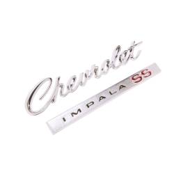 Trim Parts - Trim Parts 2568 Trunk Emblem "Chevrolet Impala SS" 2Pc Each for 66 Impala SS - Image 2