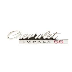 Trim Parts - Trim Parts 2569 1966 Impala SS Trunk Emblem "Chevrolet Impala SS" 1Pc EACH - Image 1