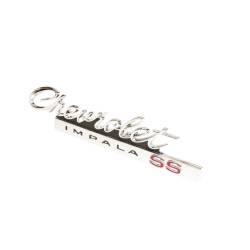 Trim Parts - Trim Parts 2569 1966 Impala SS Trunk Emblem "Chevrolet Impala SS" 1Pc EACH - Image 2