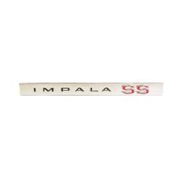 Trim Parts - Trim Parts 2590 1966 Impala SS Glove Box Door Emblem "Impala SS" EACH - Image 1