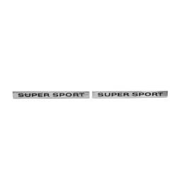 Trim Parts - Trim Parts 2716 1968 Impala Front Fender Emblem "Super Sport" PAIR - Image 1