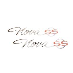 Trim Parts - Trim Parts 3031 1965 Nova Rear Quarter Emblem "Nova SS" PAIR - Image 1