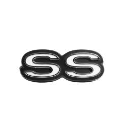 Trim Parts - Trim Parts 3075 68-69 Chevy II & Nova Rear Panel Emblem "SS" EACH - Image 1