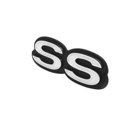 Trim Parts - Trim Parts 3090 70-72 Chevy II & Nova Rear Panel Emblem "SS" EACH - Image 2