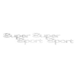 Trim Parts - Trim Parts 4352 1967 Chevelle Rear Quarter Emblem "Super Sport" PAIR - Image 1