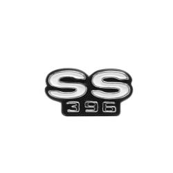 Trim Parts - Trim Parts 4475 1968 Camaro Steering Wheel Emblem "SS 396" EACH - Image 1